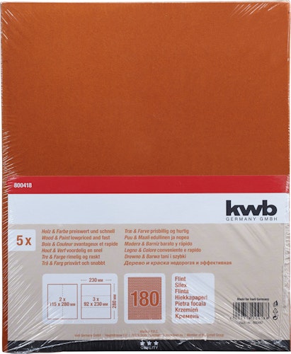 kwb 5 Schleifbogen Flint K 180 800418