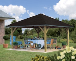 Karibu 4-Eck Pavillon Holm 1 kesseldruckimprägniert