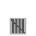 Vorschaubild TraumGarten RAJA WPC ALU XL Anthrazit Einzeltor auf Maß