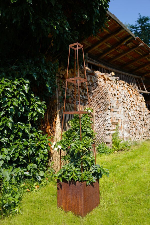 Badeko Pflanzturm ,,Martin 400“ in Edelrostoptik