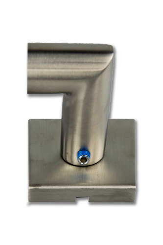 Griffwerk Wechselgarnitur CARLA Square-Edelstahl matt-Klipptechnik