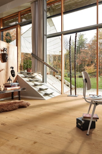 MEISTER Lindura-Holzboden HD 400 Eiche authentic gebürstet 8915 - ultramattlackiert 5G Dry®