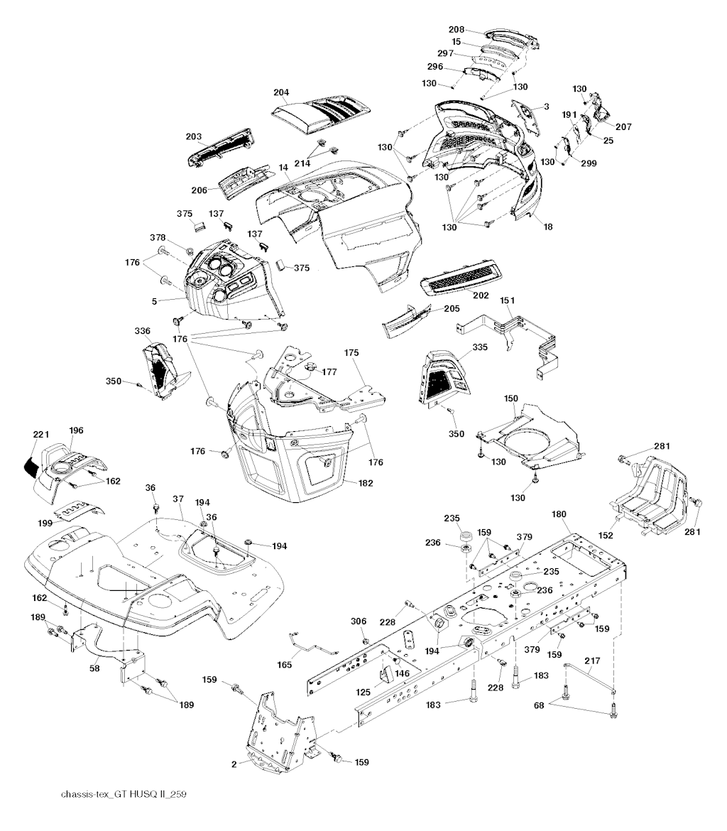 Explosionszeichnung Ersatzteile