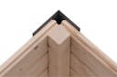 Vorschaubild Karibu Metall-Holzgartenhaus Hybridhaus Pluto A/B - 28 mm/0,5 mm