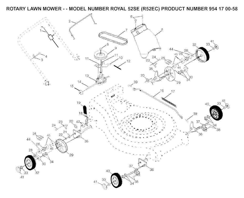 Explosionszeichnung Ersatzteile