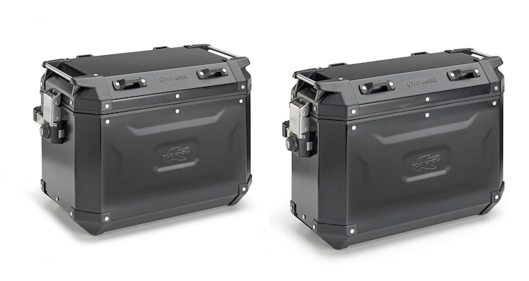 KAPPA Seitenkoffer KVG K-Voyager Satz, Schwarz