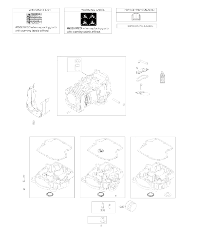 Husqvarna Motoren & Getriebe BRIGGS & STRATTON ENGINES, 2198073402B1, 2017-01