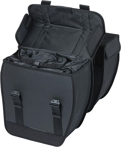 Basil Doppeltasche Tour schwarz 35 l MIK