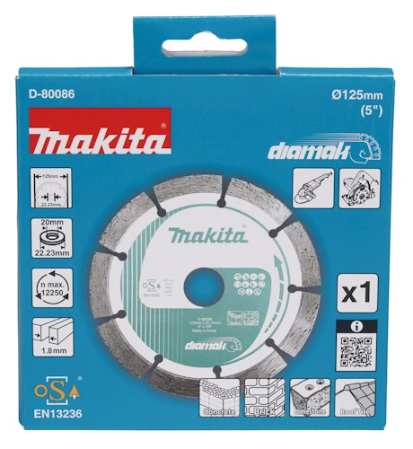 Makita Diamantscheibe DIAMAK 125 mm D-80086