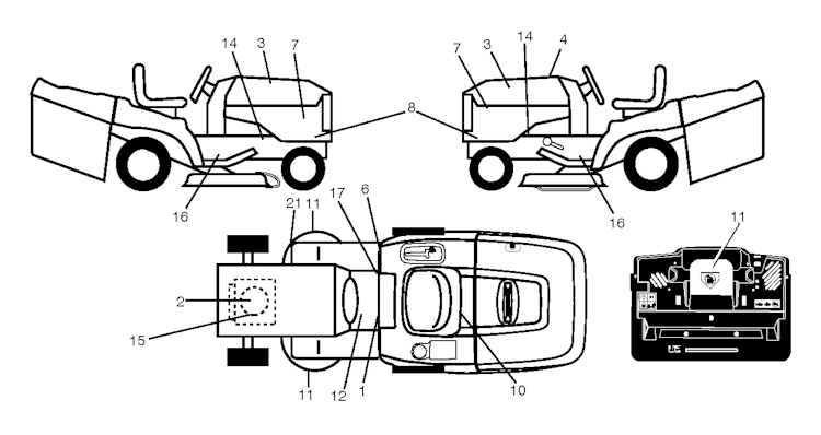 Husqvarna Gartentraktoren 96061033901 CT 141