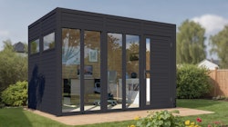 Bertilo Element-Gartenhaus Cubus 3 Office - 19 mm