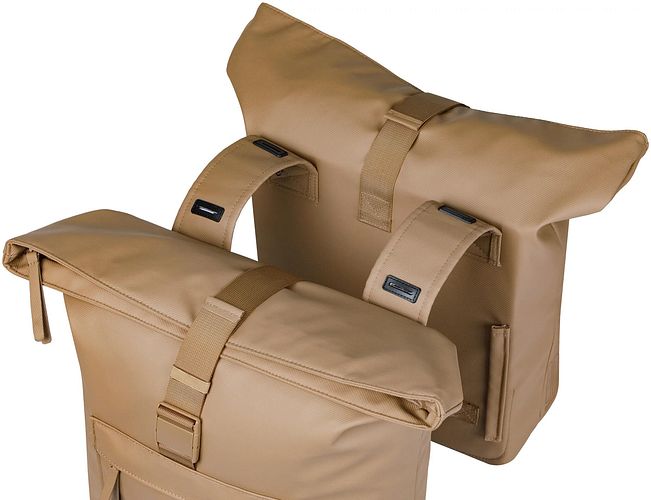 Basil Doppeltasche Brooklyn 41 l beige