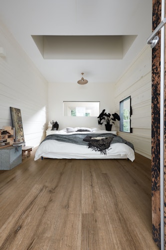 MEISTER Designboden MeisterDesign. flex DL 400 2055 x 216 x 5 mm 7125 Altholzeiche kieselgrau Porensynchron-Struktur