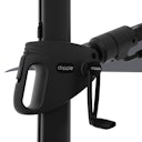 Vorschaubild doppler Pendelschirm myZONE 210 x 210, Aluminium Anthrazit / 100 % Polyester 180 g/m²