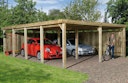 Vorschaubild Weka Doppelcarport 618