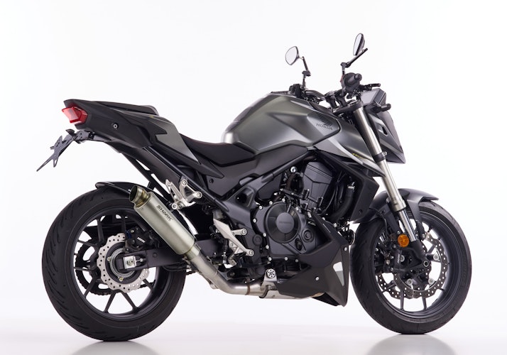 Shark Performance SLIP-ON Titan silber SRC 4 für HONDA CB750 Hornet EURO5 EURO5+ 