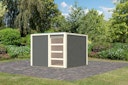 Vorschaubild Karibu Gartenhaus Qubic 2 mit Schiebetür - 19 mm