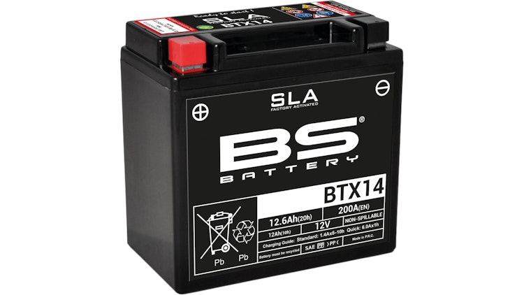 BS-Battery Batterie BS-Battery, SLA, versiegelt, Batterie "YTX14-BS" ETN: 512 014 010