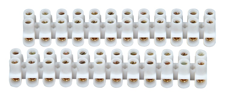 Kopp Ein- und mehrpolige Klemmenleiste weiss - 342400087