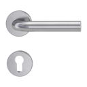 Vorschaubild Griffwerk Türgriff DANIELA K3 Klippgarnitur- Edelstahl poliert / matt