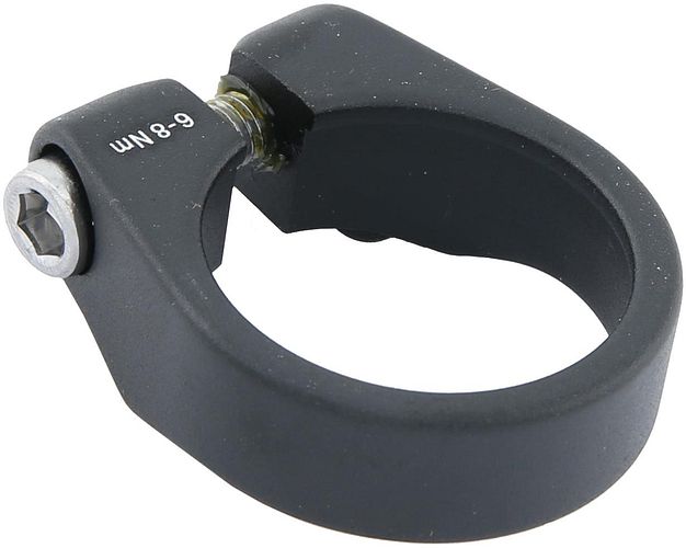 ErgoTec Sattelklemmschelle SCI-085 Ø 31,8 mm schwarz