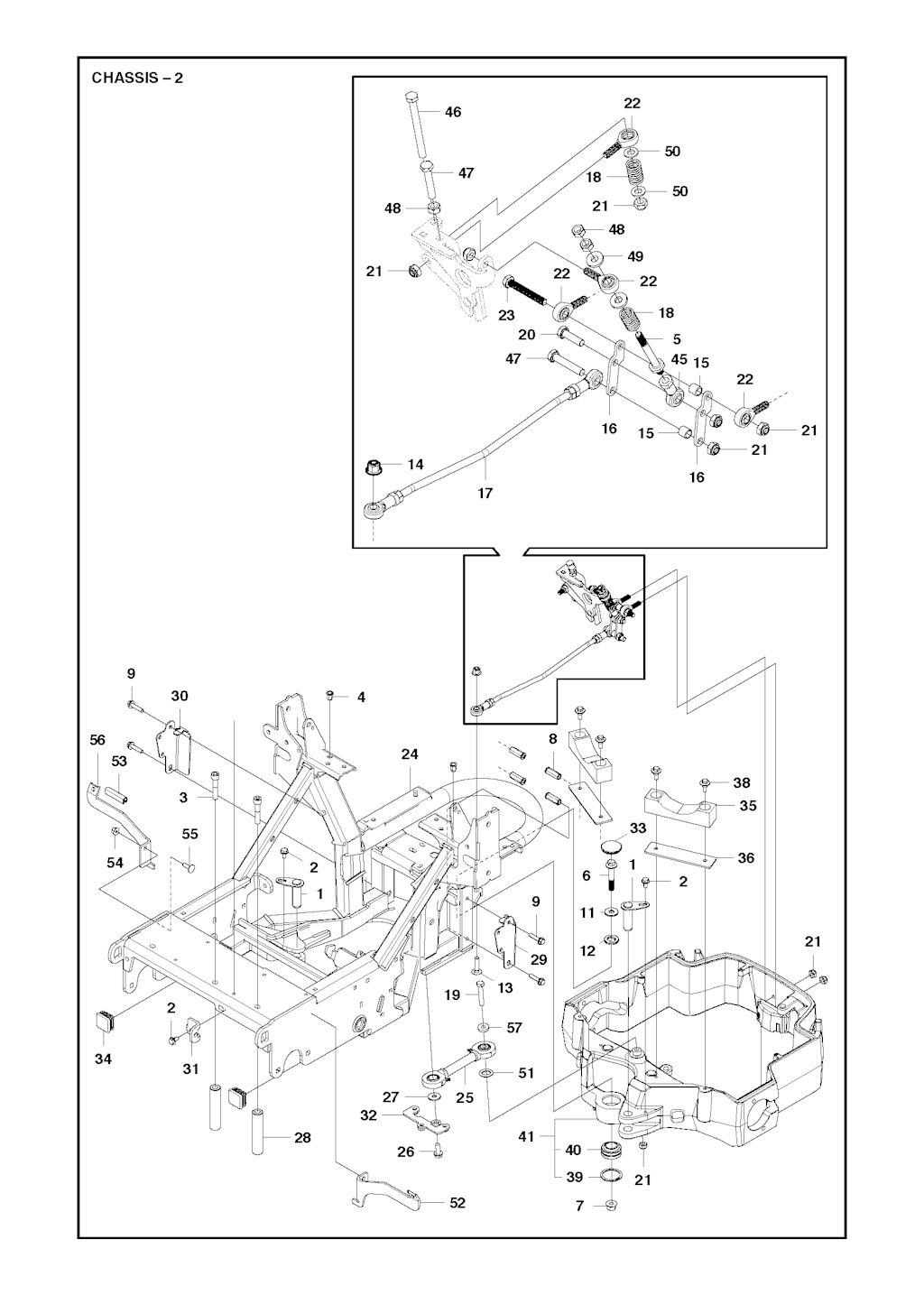 Explosionszeichnung Ersatzteile