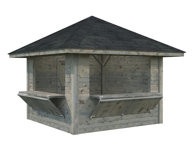 Palmako Marktstand Bianca 8,3 m² Set 105 - 28 mm