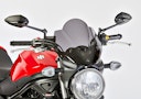 Vorschaubild ERMAX Naked-Bike-Scheibe Acrylic durchsichtig Schwarz getönt für SUZUKI SV 650