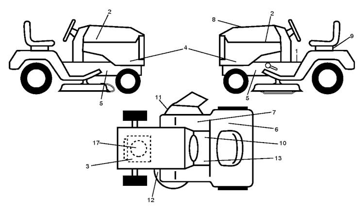 Husqvarna Gartentraktoren 96051000800 CTH 126