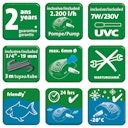 Vorschaubild Heissner SMARTLINE Druckfilter, 7W UVC, mit Pumpe (HLF4000-00) ab Modell 2021