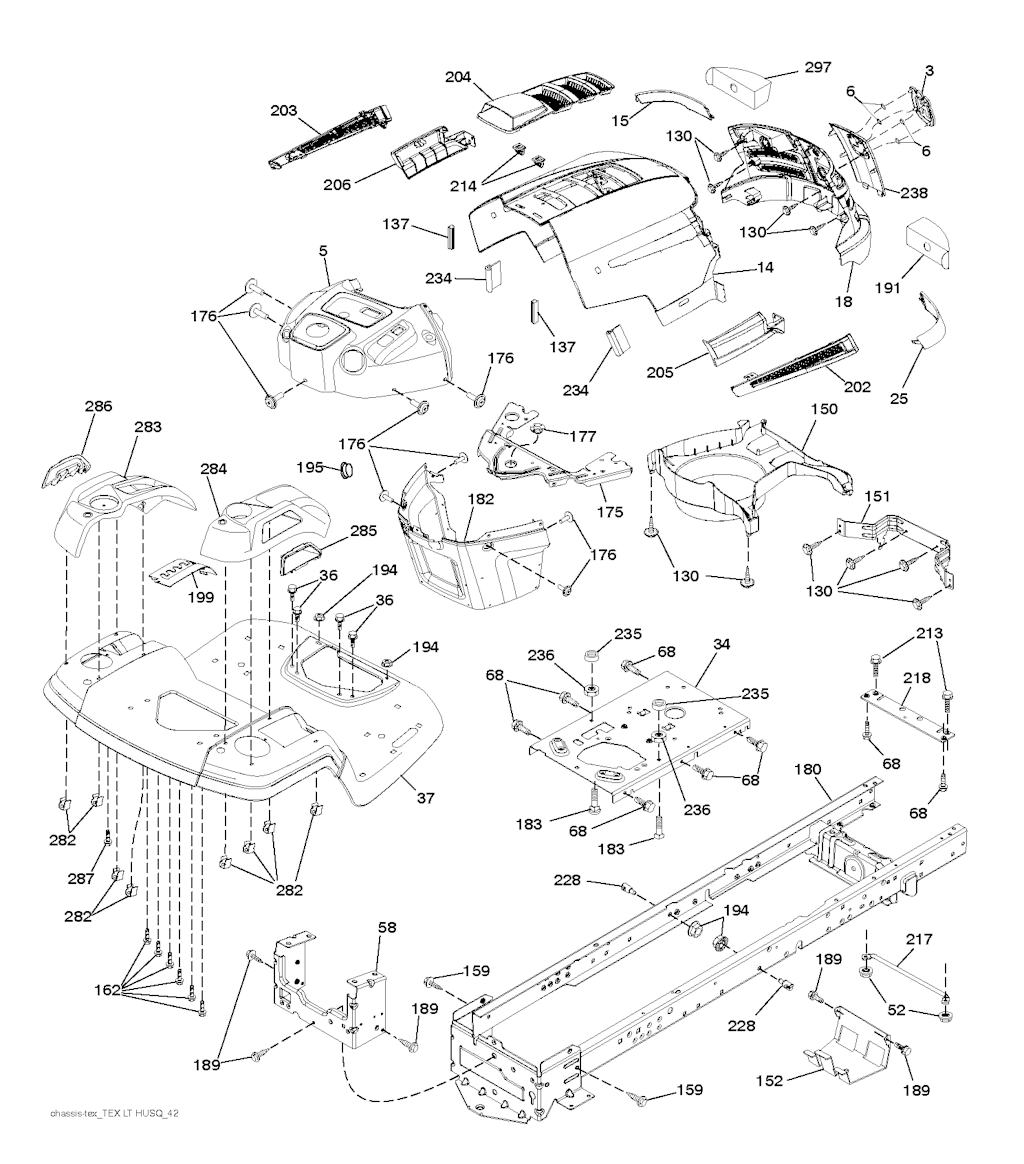 Explosionszeichnung Ersatzteile