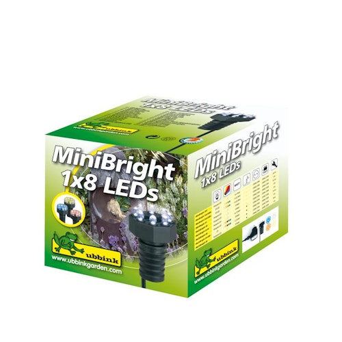 Ubbink MiniBright 1 x 8 LEDs Wasserspiel-Beleuchtung inkl. Trafo