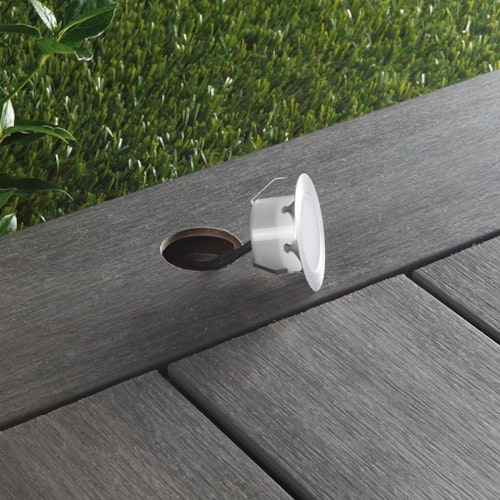 FUN-Light Lichtsystem-Set Sofia Ø45 - inkl. 10 Spots WW inkl. Trafo 30W + Kabel Abverkauf!