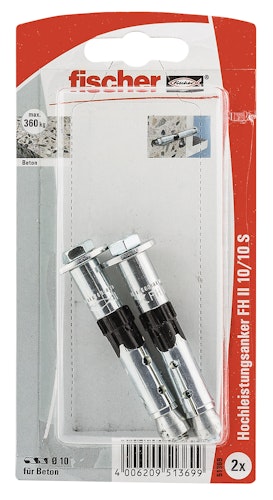 FISCHER Hochleistungsanker FH II 10/10SK (2 St.)