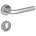 Vorschaubild Griffwerk Türgriff DANIELA K3 Klippgarnitur- Edelstahl poliert / matt