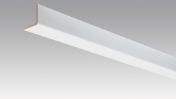 MEISTER Meistercell-ummantelte Profile Winkelleiste groß 2380 x 33 x 3,5 mm 20102 Snow white wood