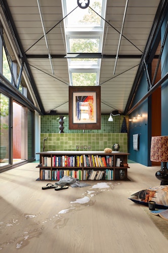 MEISTER Lindura-Holzboden HD 400 lebhaft milchcreme 20228 - ultramattlackiert 5G Dry®