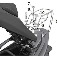 SHAD Top Master Befestigungssatz Yamaha