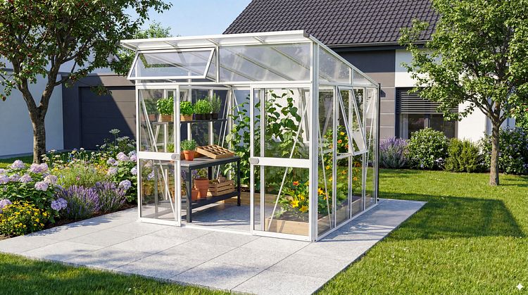 Vitavia Gewächshaus Aura 7800 inkl. 4 Fenstern - 7,8 m²
