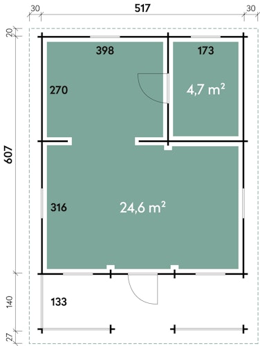 Wolff Finnhaus Gartenhaus Ferienhaus Sauerland B