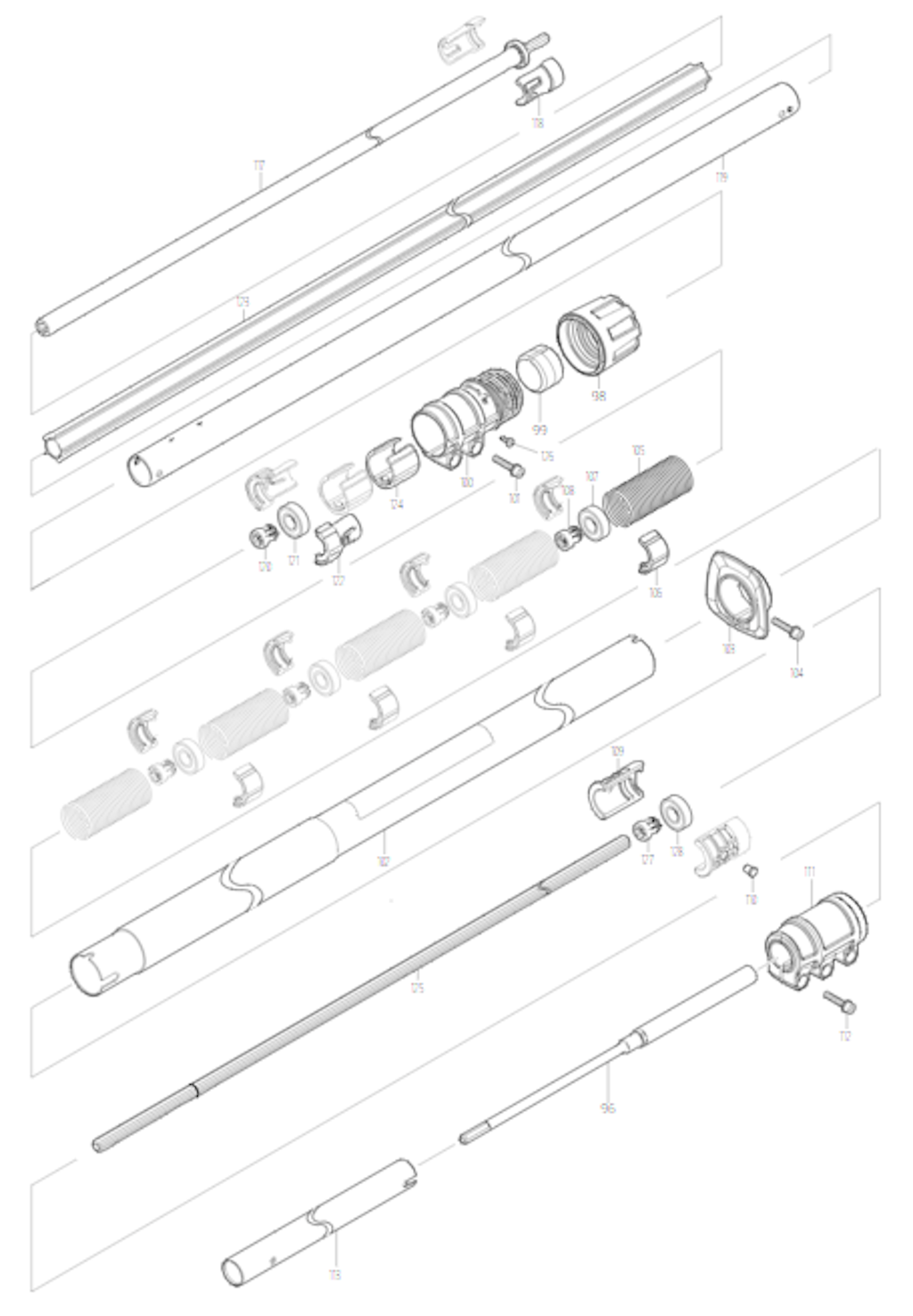 Explosionszeichnung Ersatzteile