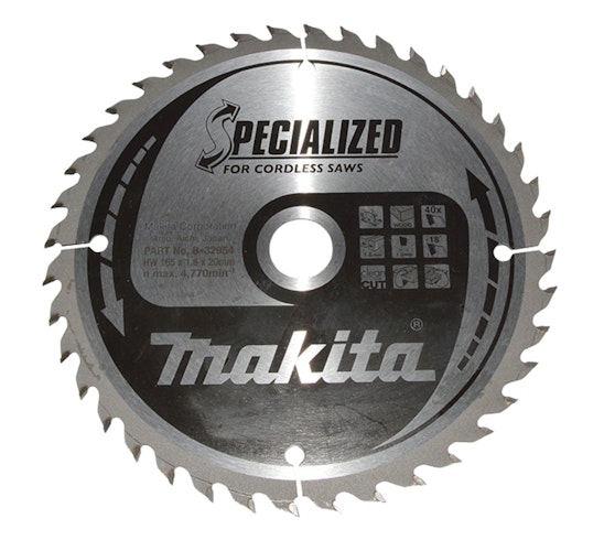 Makita SPECIALIZED Sägeb.165x20x40Z B-32954