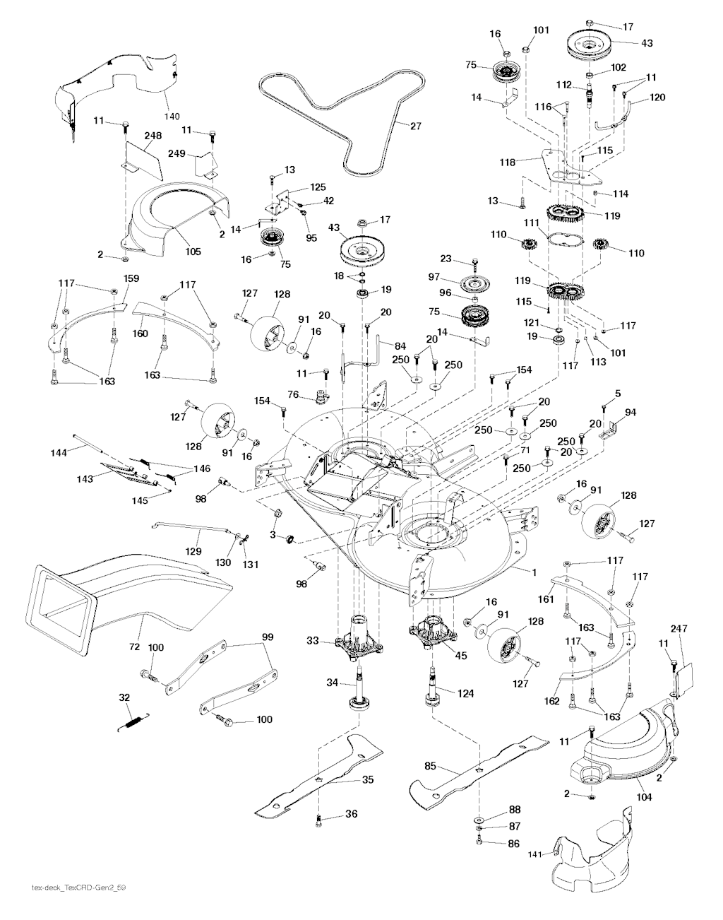 Explosionszeichnung Ersatzteile