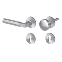 Vorschaubild Griffwerk METRICO PROFESSIONAL Schraubtechnik GK4 -Edelstahl matt  Rosettengarnitur -Schraubt. -Knopf R2 -WL -TS 40-45mm