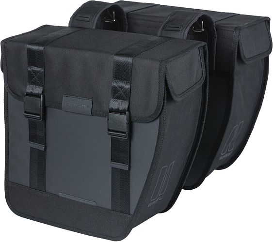 Basil Doppeltasche Tour schwarz 35 l MIK