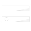 Vorschaubild GRIFFWERK FRAME 1.0 INLAY GLAS weiße Rückseite-Paar