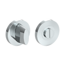 Vorschaubild Griffwerk Schlüsselrosettenpaar Zink rund mit Zierring WC Schraubtechnik Chrom