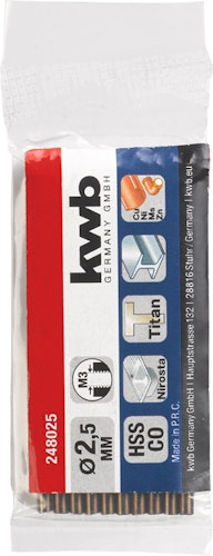 kwb COBALT HSS-GCO5 Boh2,5mmLSPRE 248025