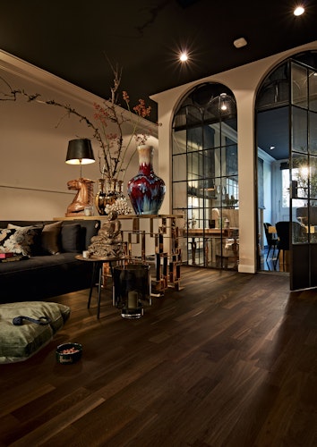 MEISTER Parkettboden MeisterParkett. longlife PC 200 2400 x 200 x 13 mm 9034 Eiche lebhaft kerngeräuchert gebürstet ultramattlackiert