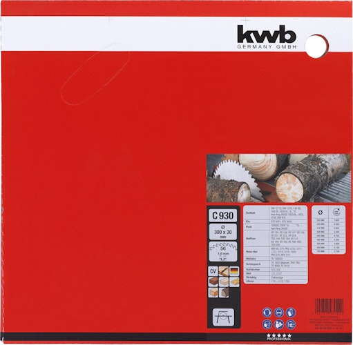 kwb Bk-Sägebl. CV Ø 300 x 30  Z56 593022